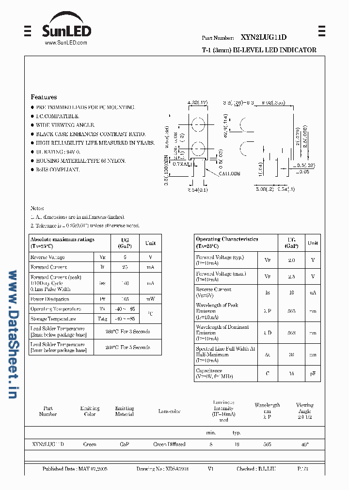 XYN2LUG11D_318327.PDF Datasheet