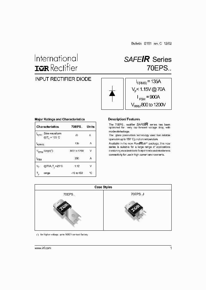 70EPS08_446337.PDF Datasheet