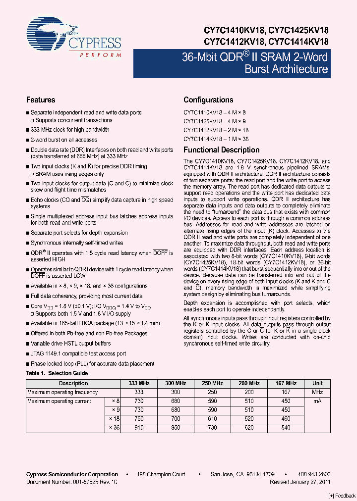 CY7C1425KV18-250BZC_799234.PDF Datasheet