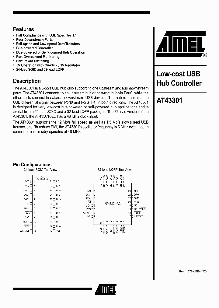 AT43301_511539.PDF Datasheet