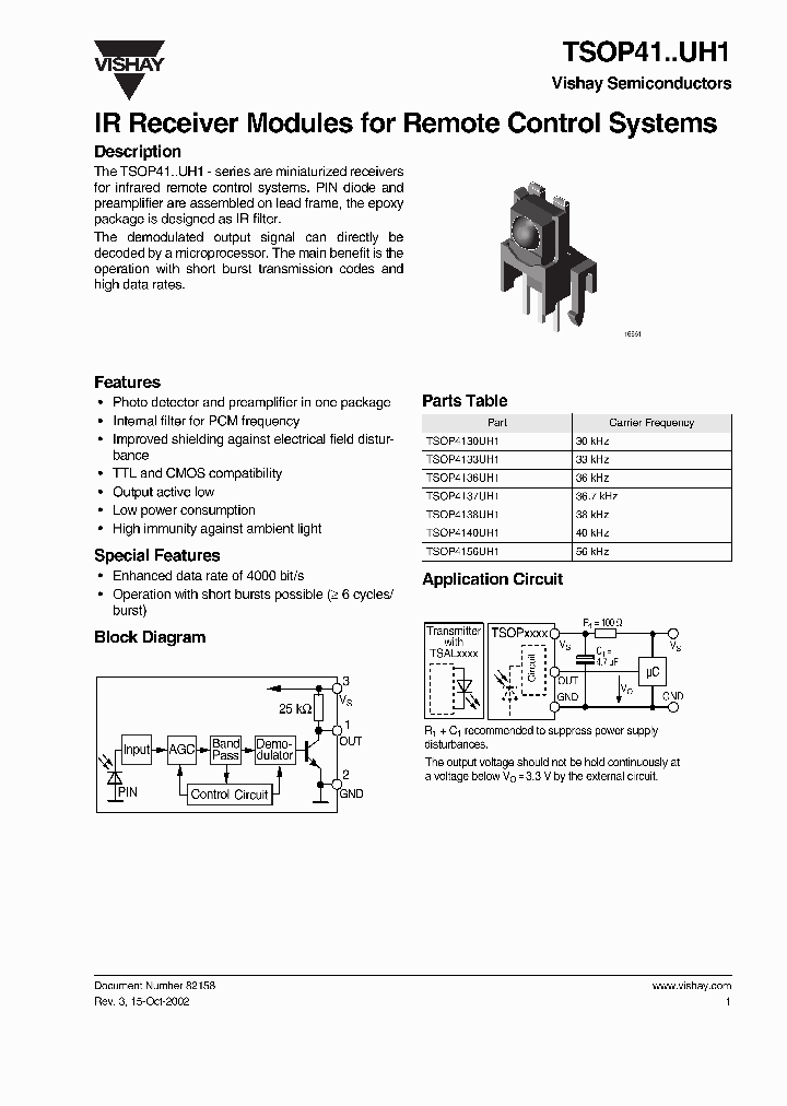 TSOP41UH1_625860.PDF Datasheet