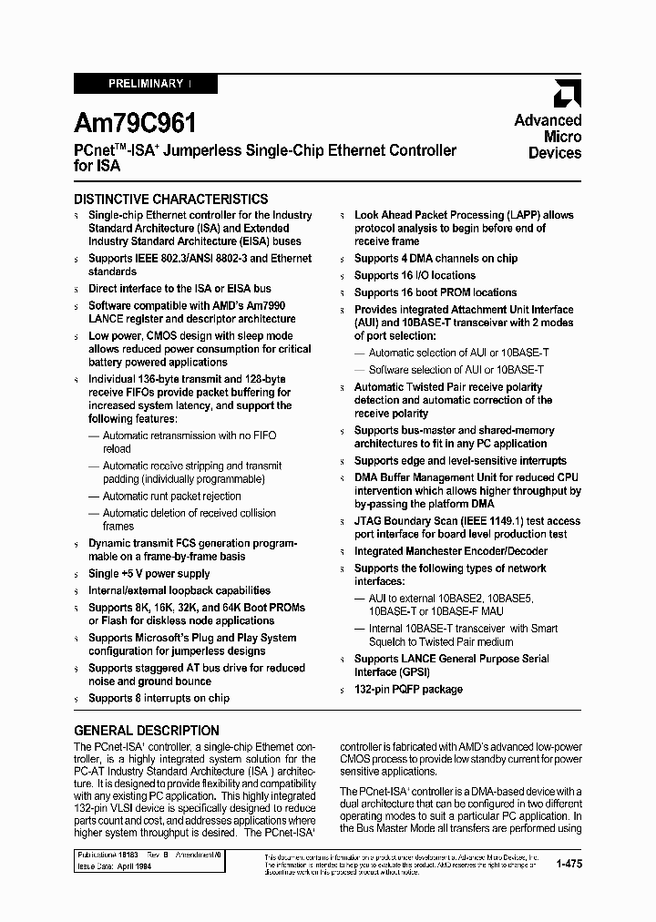 AM79C961_709749.PDF Datasheet