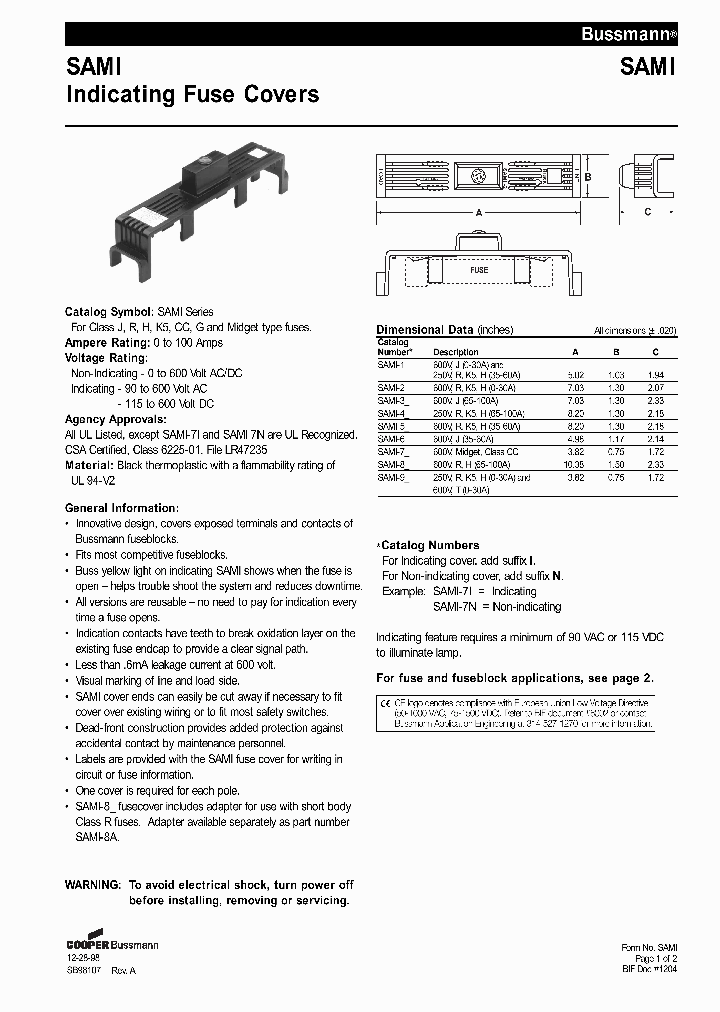 SAMI-6N_684283.PDF Datasheet