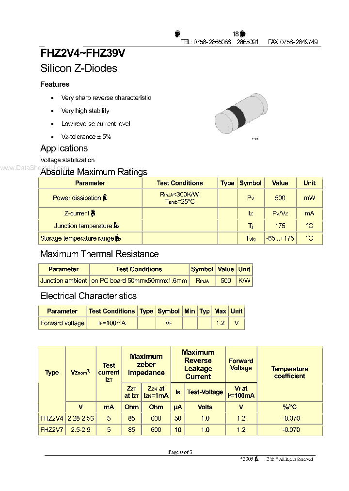 FHZ13V_828910.PDF Datasheet