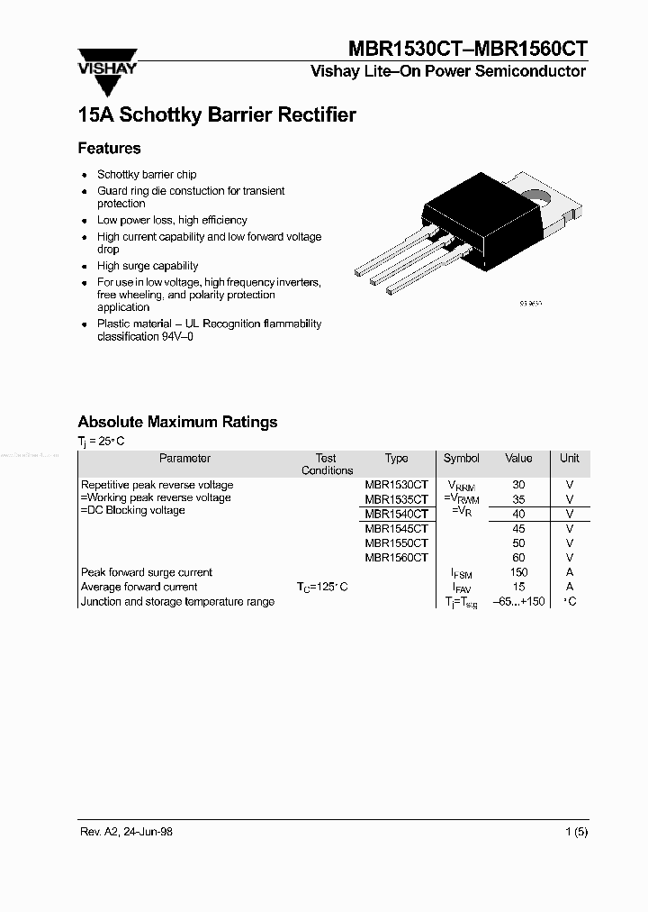 MBR1545CT_831093.PDF Datasheet