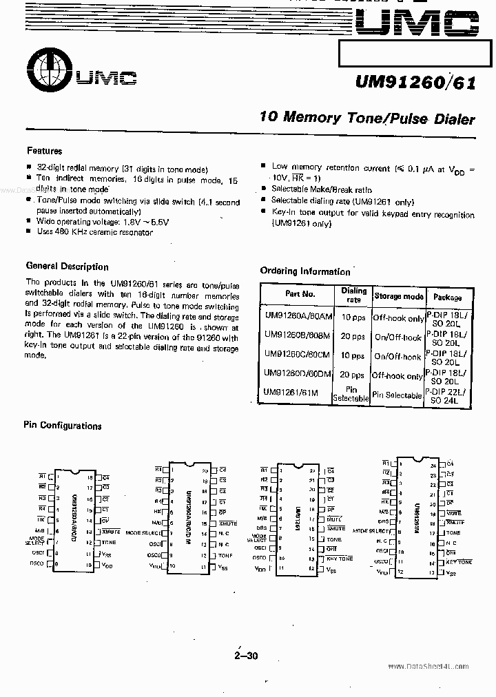 UM91260_872023.PDF Datasheet