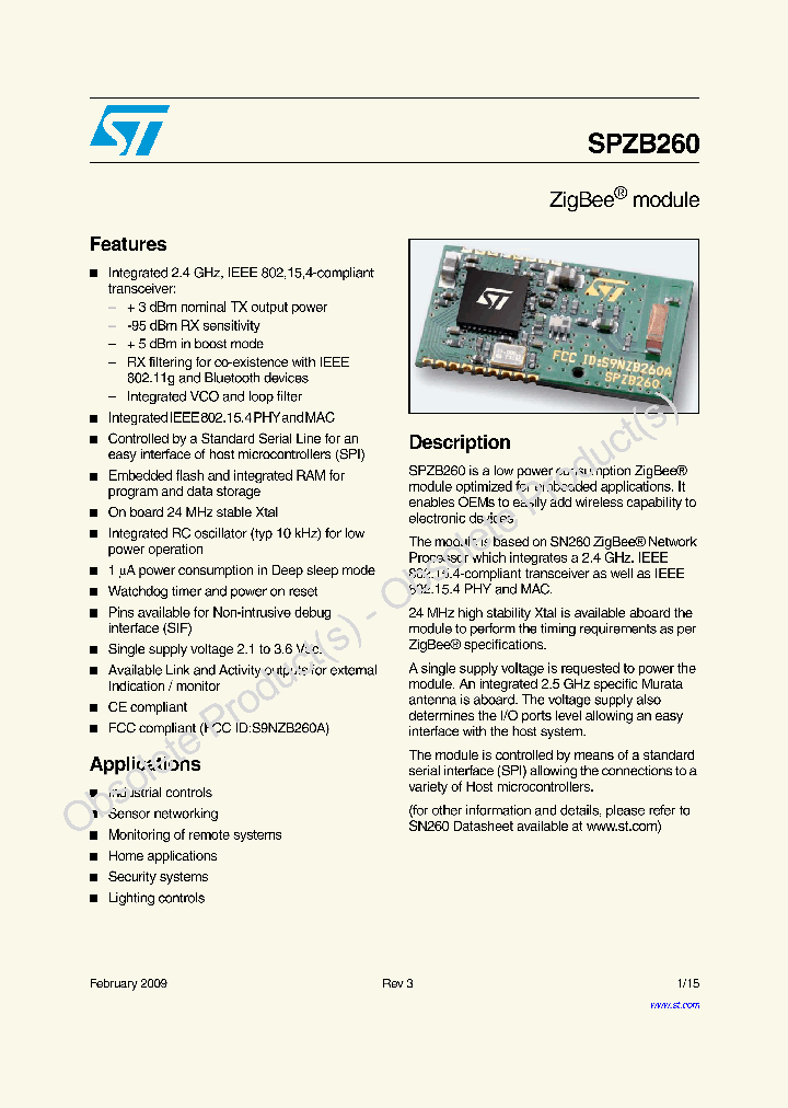 SPZB260_1353431.PDF Datasheet