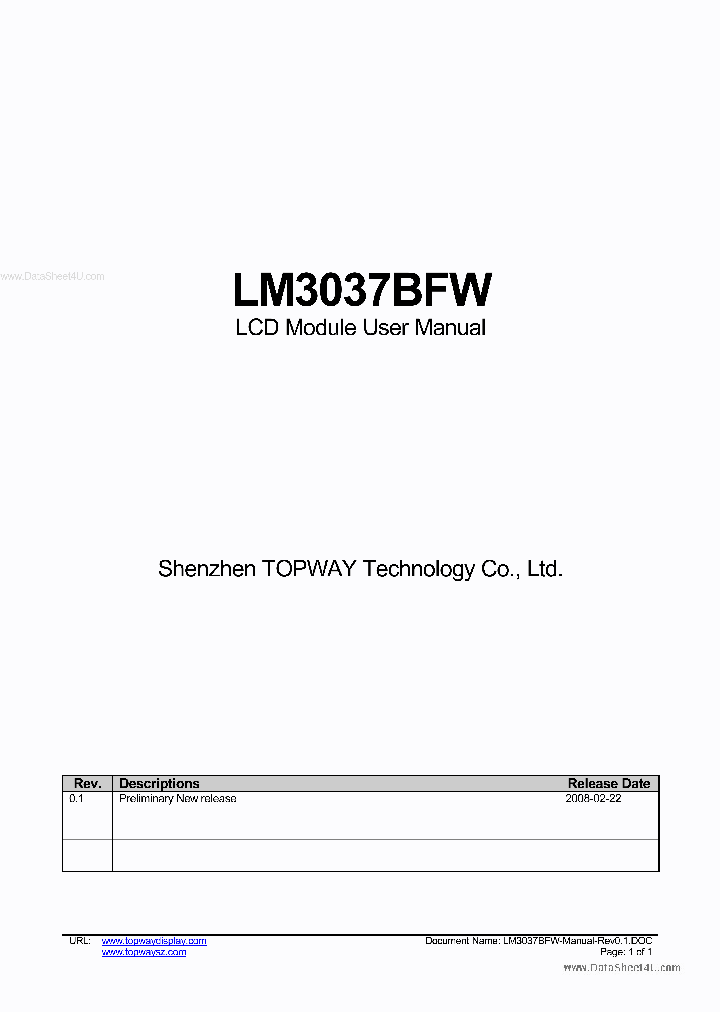 LM3037BFW_1098523.PDF Datasheet