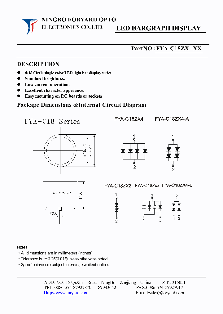 FYA-C18ZX-0_1420615.PDF Datasheet