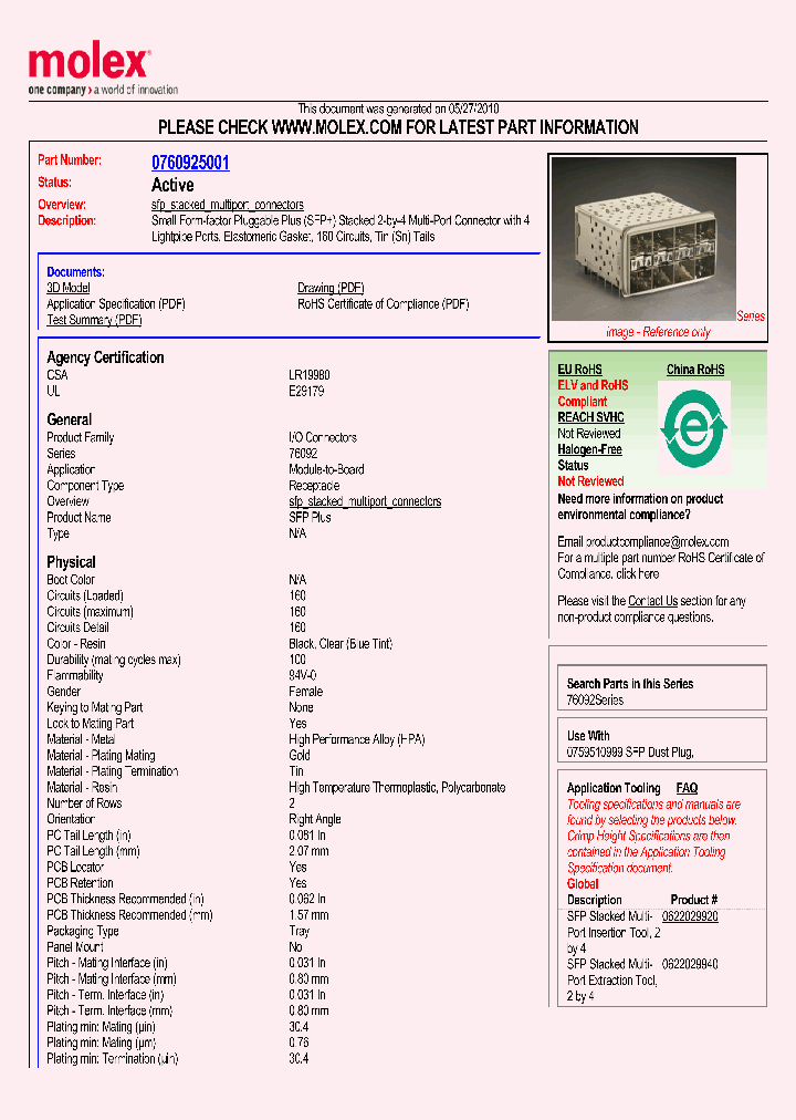 760925001_1503355.PDF Datasheet