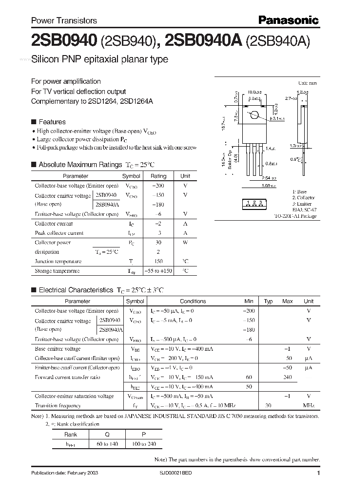 2SB940A_1781929.PDF Datasheet