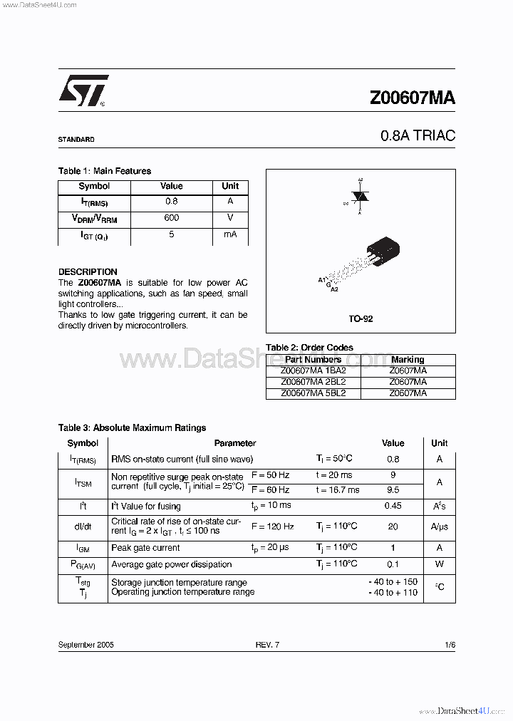 Z0607MA_1785591.PDF Datasheet