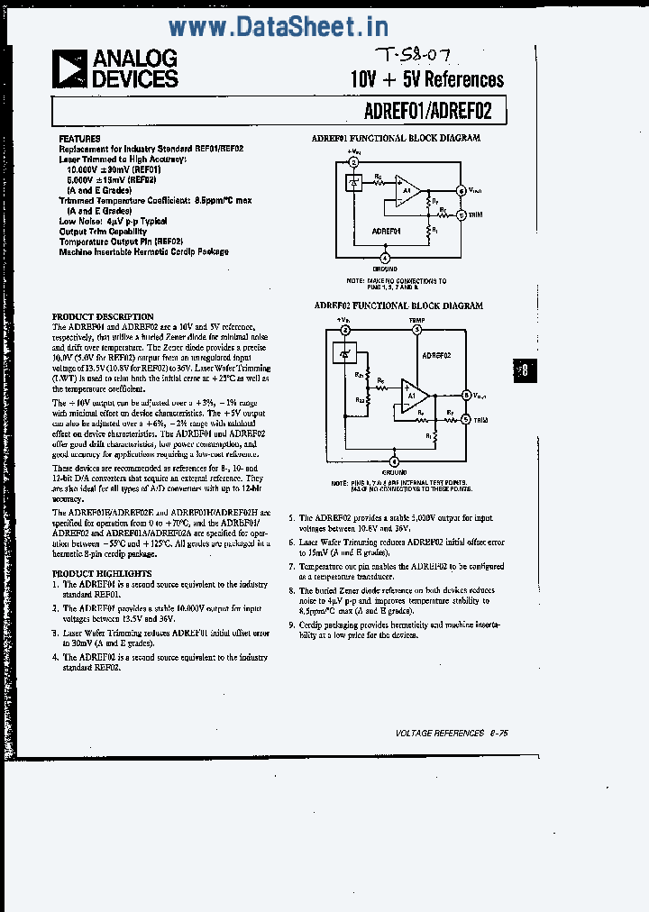 ADREF01_1848121.PDF Datasheet