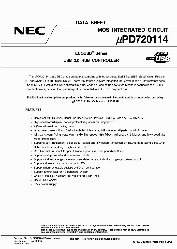 UPD720114GA-YEU-A_1934749.PDF Datasheet