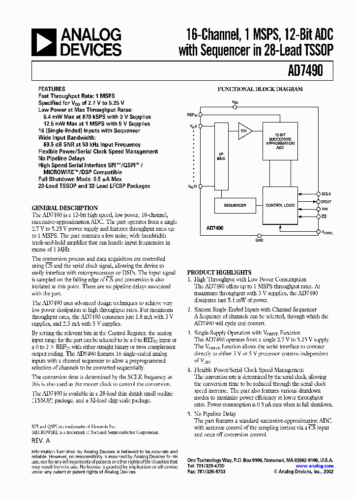 AD7490_2034381.PDF Datasheet