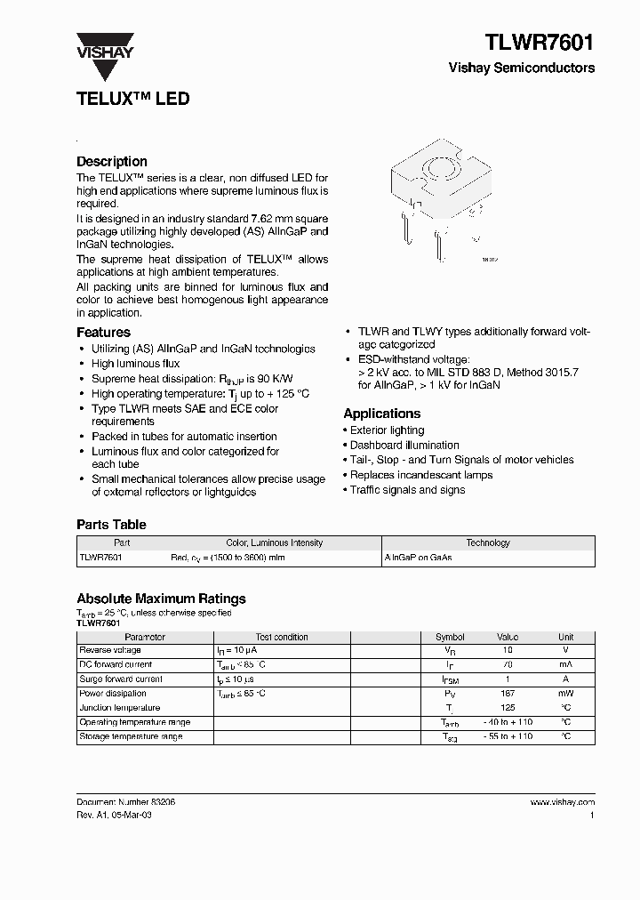 TLWR7601_2040585.PDF Datasheet