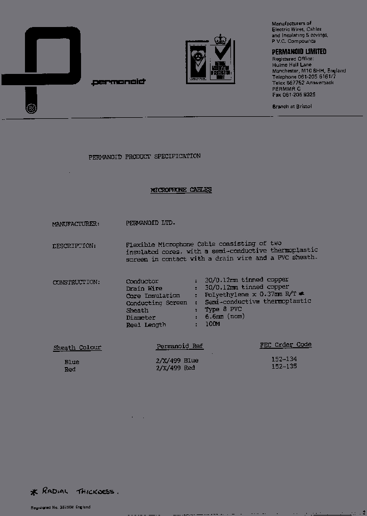 2X449BLUE100MTR_2098382.PDF Datasheet