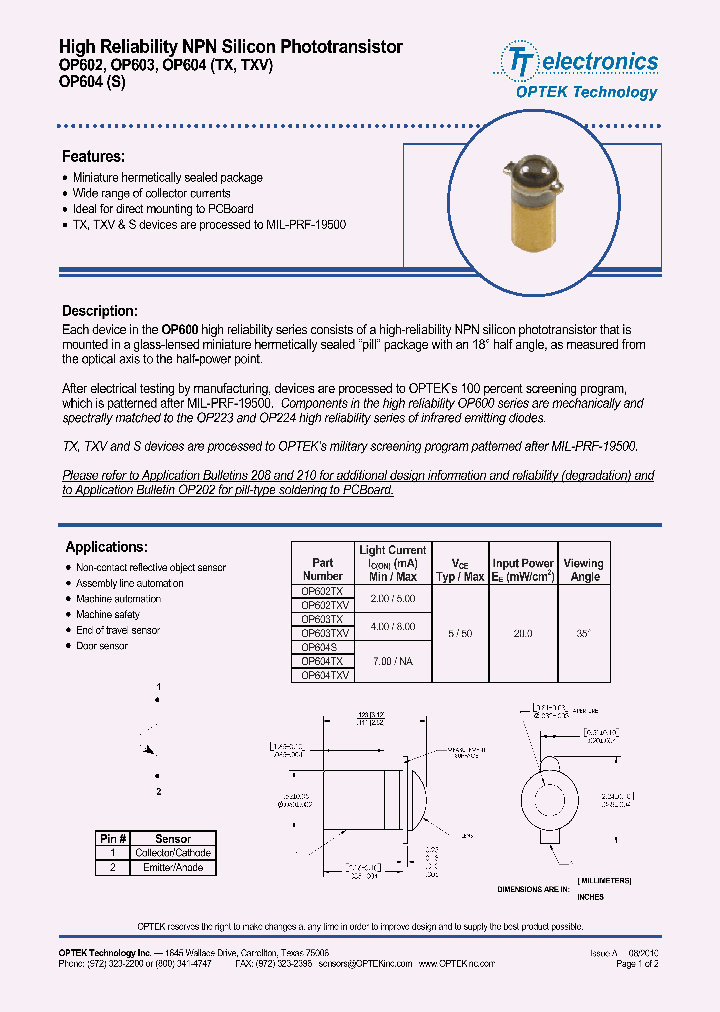 OP604TXV_2130177.PDF Datasheet