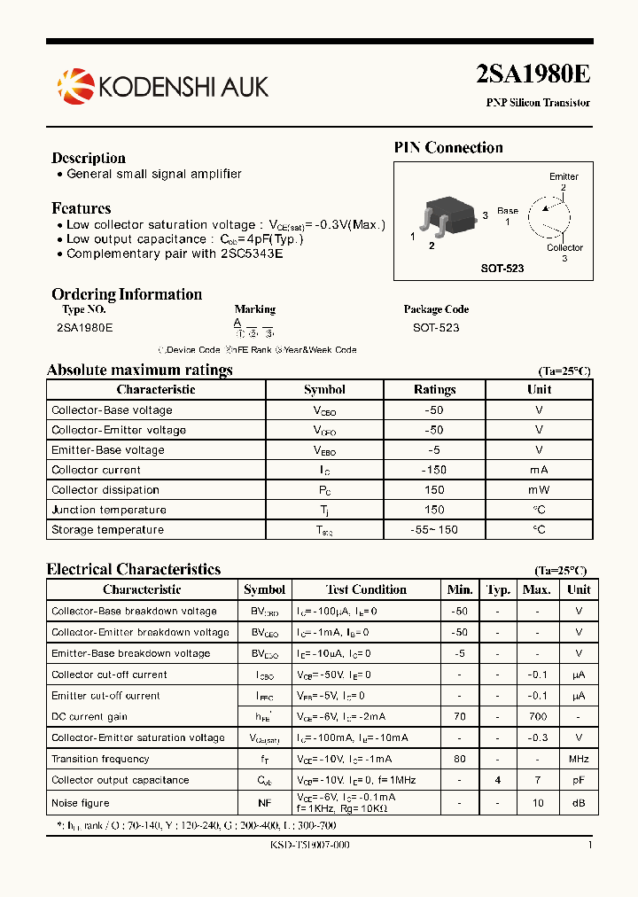 2SA1980E_2220409.PDF Datasheet