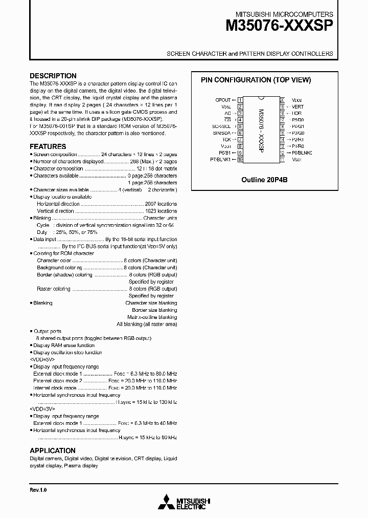 M35076-XXXSP_2225150.PDF Datasheet