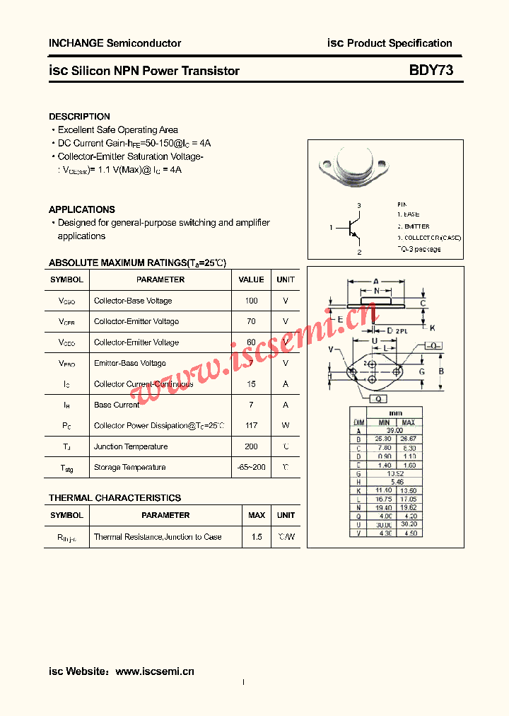 BDY73_2329719.PDF Datasheet