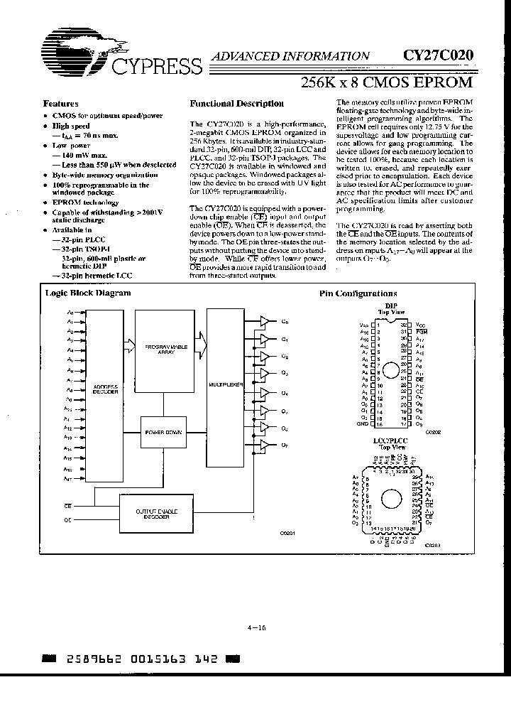 CY27C020-150QMB_2652713.PDF Datasheet