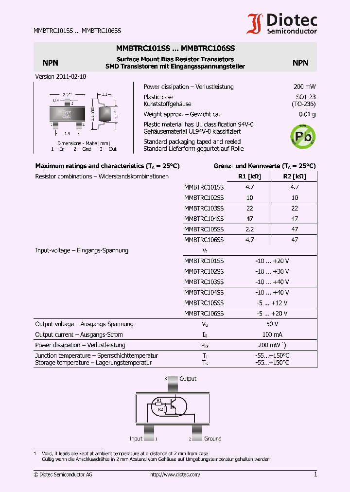 MMBTRC101SS_2774456.PDF Datasheet