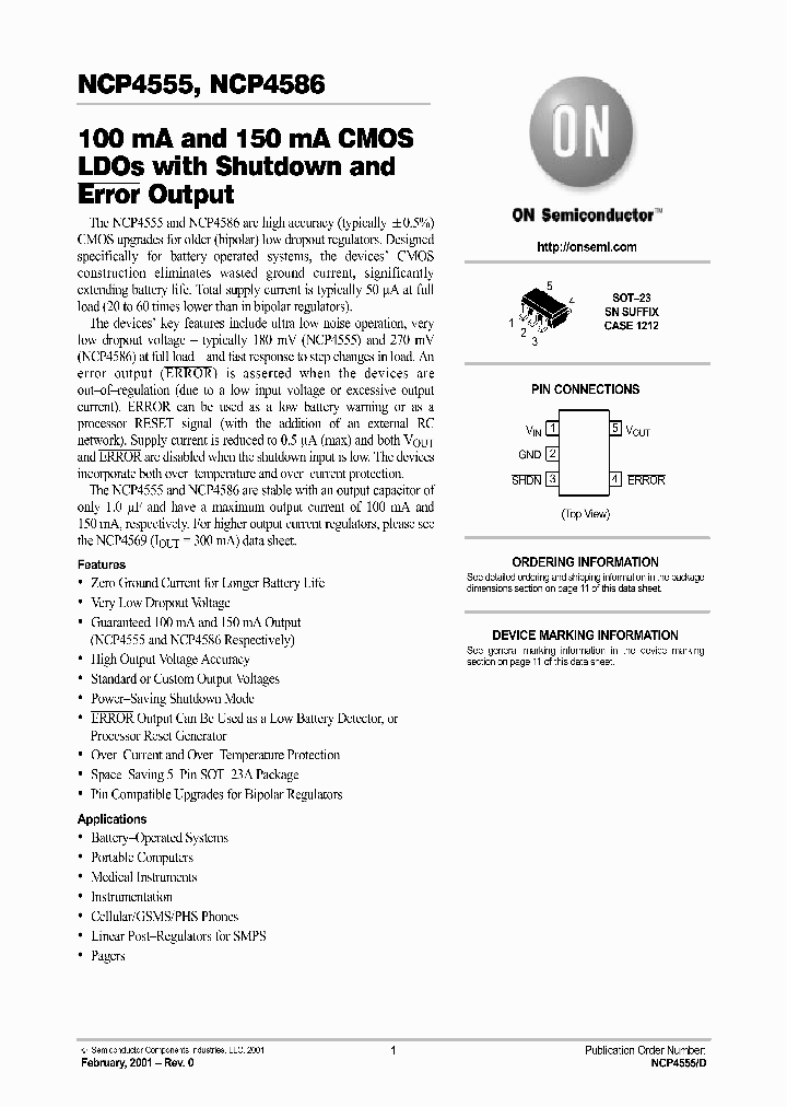 NCP4586SN285T1TR_2816836.PDF Datasheet