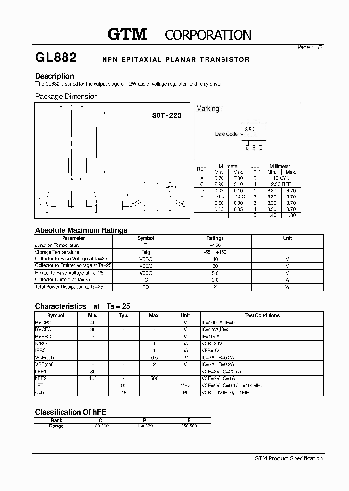 GL882_2875000.PDF Datasheet