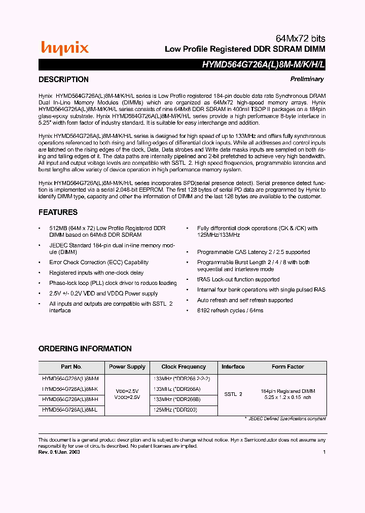 HYMD564G726AL8M-H_2905946.PDF Datasheet