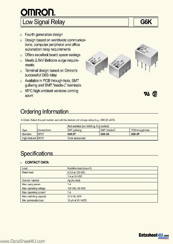 G6K-2F_2926319.PDF Datasheet