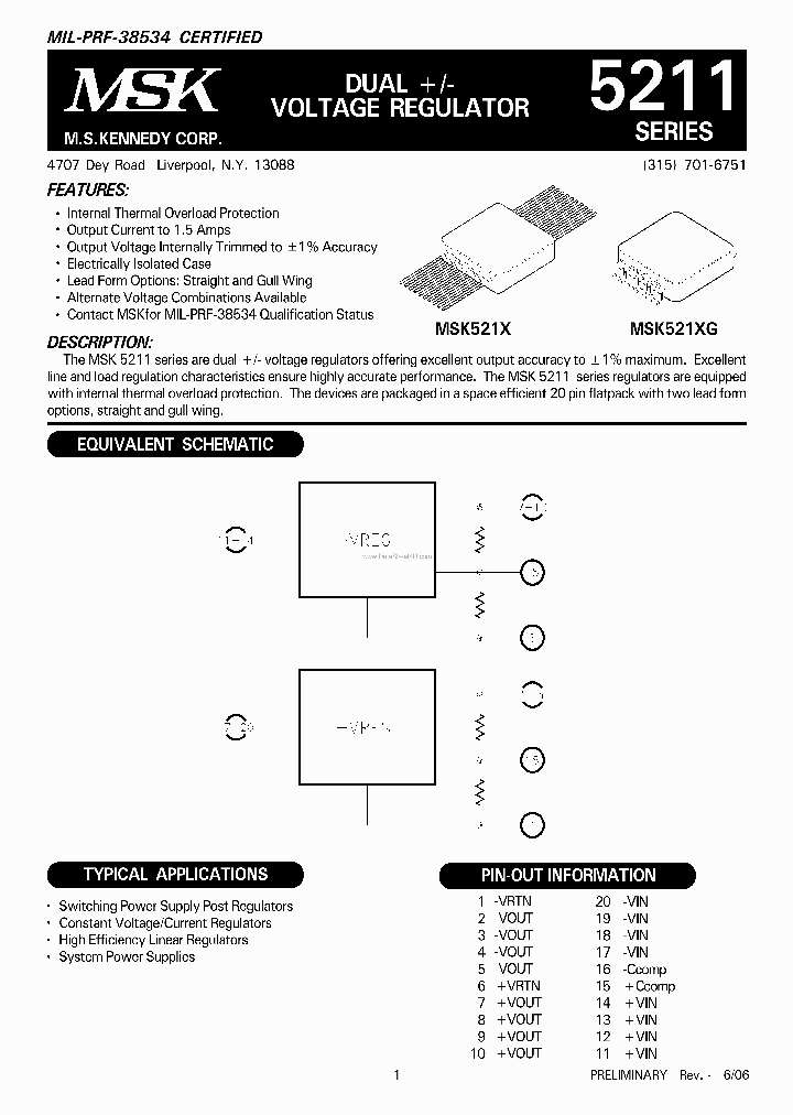 MSK521_2939249.PDF Datasheet