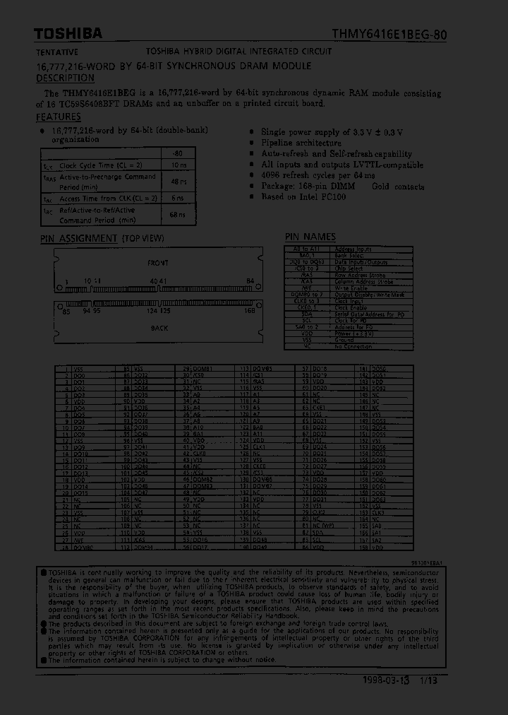 THMY6416E1BEG-80_2946985.PDF Datasheet