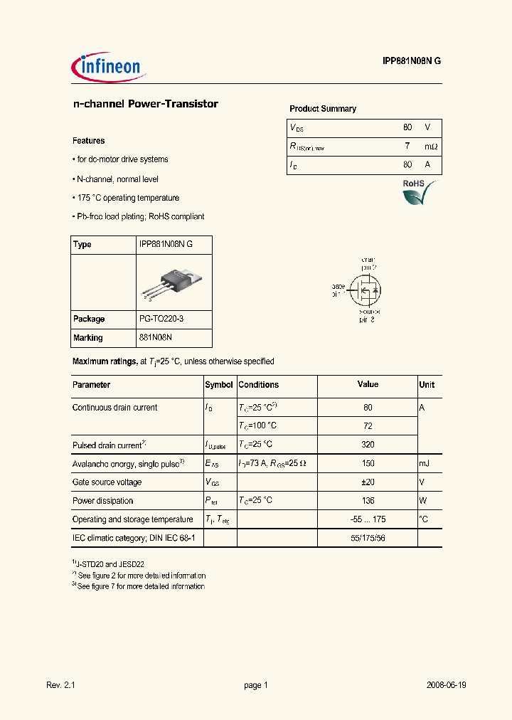 IPP881N08NG_3086129.PDF Datasheet