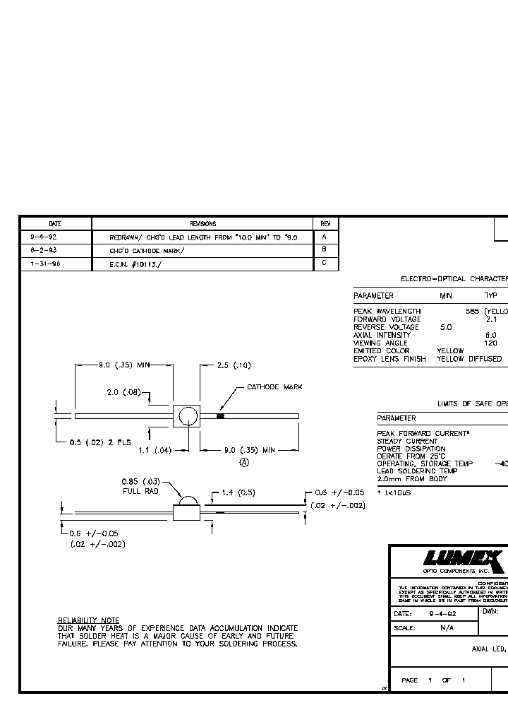 SSL-LXA223YD_3245804.PDF Datasheet