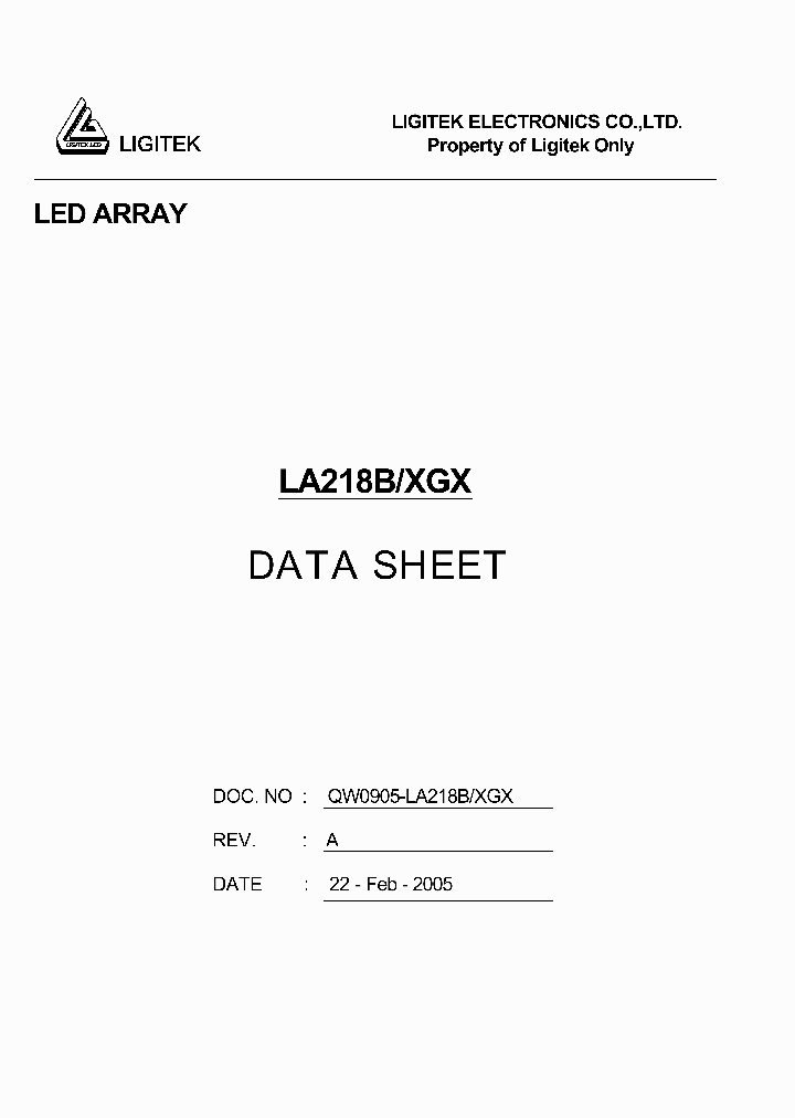 LA218B-XGX_3292523.PDF Datasheet