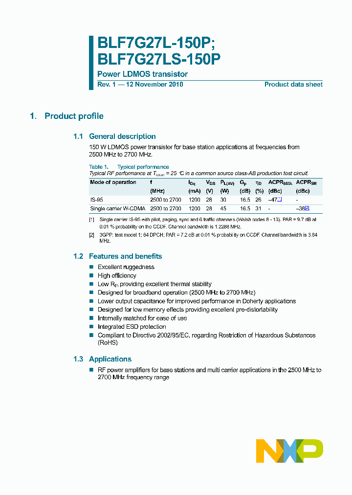 BLF7G27LS-150P_3355349.PDF Datasheet