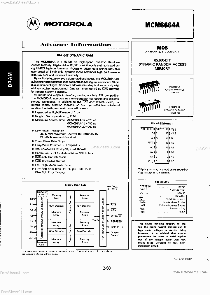 MCM6664A_3524257.PDF Datasheet