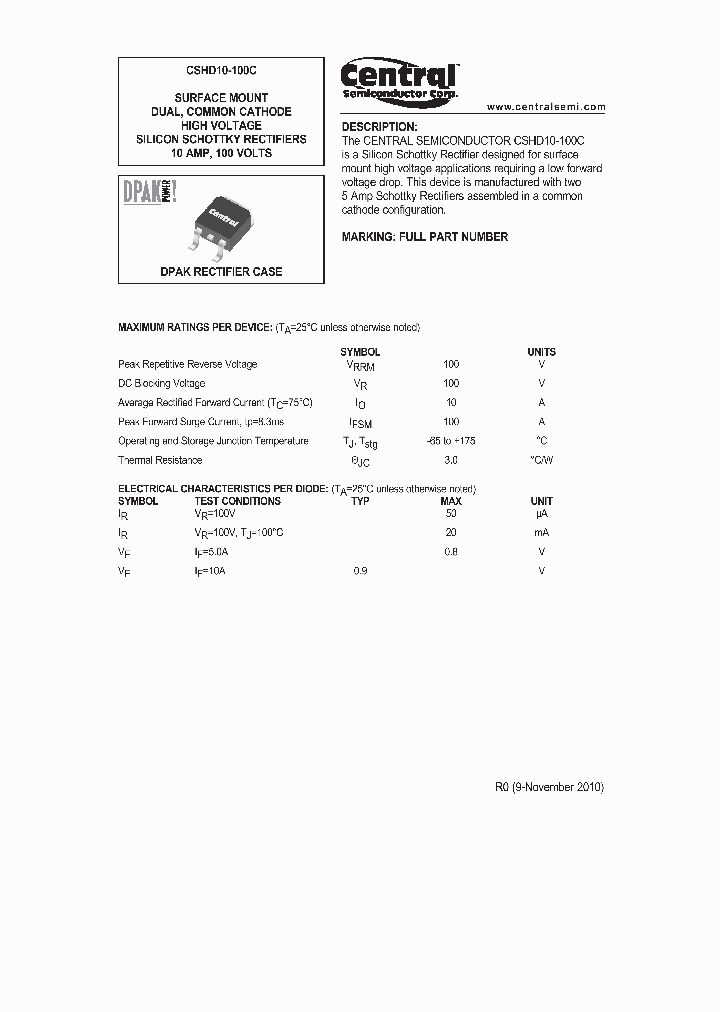 CSHD10-100C_3539928.PDF Datasheet