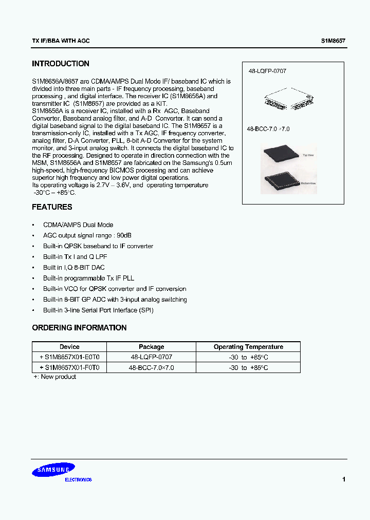 S1M8657X01-F0T0_3574401.PDF Datasheet