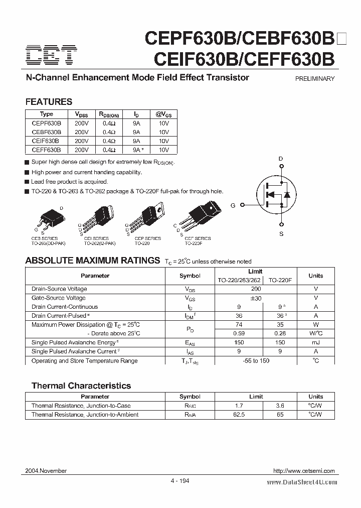 CEIF630B_3751619.PDF Datasheet