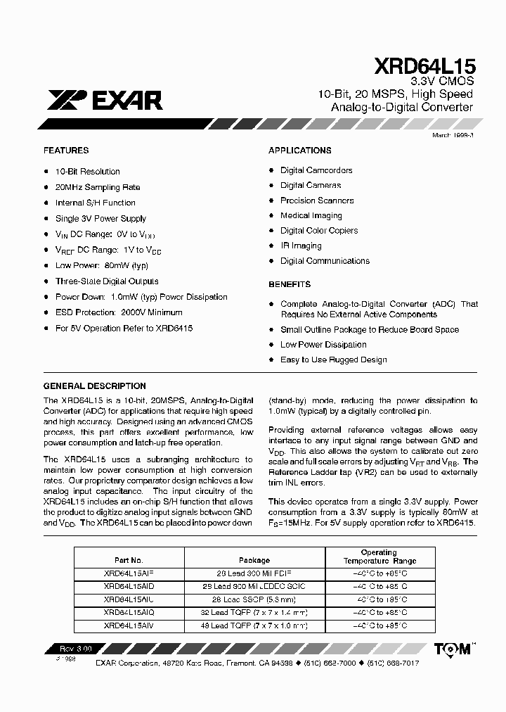 XRD64L15AIU_3747043.PDF Datasheet