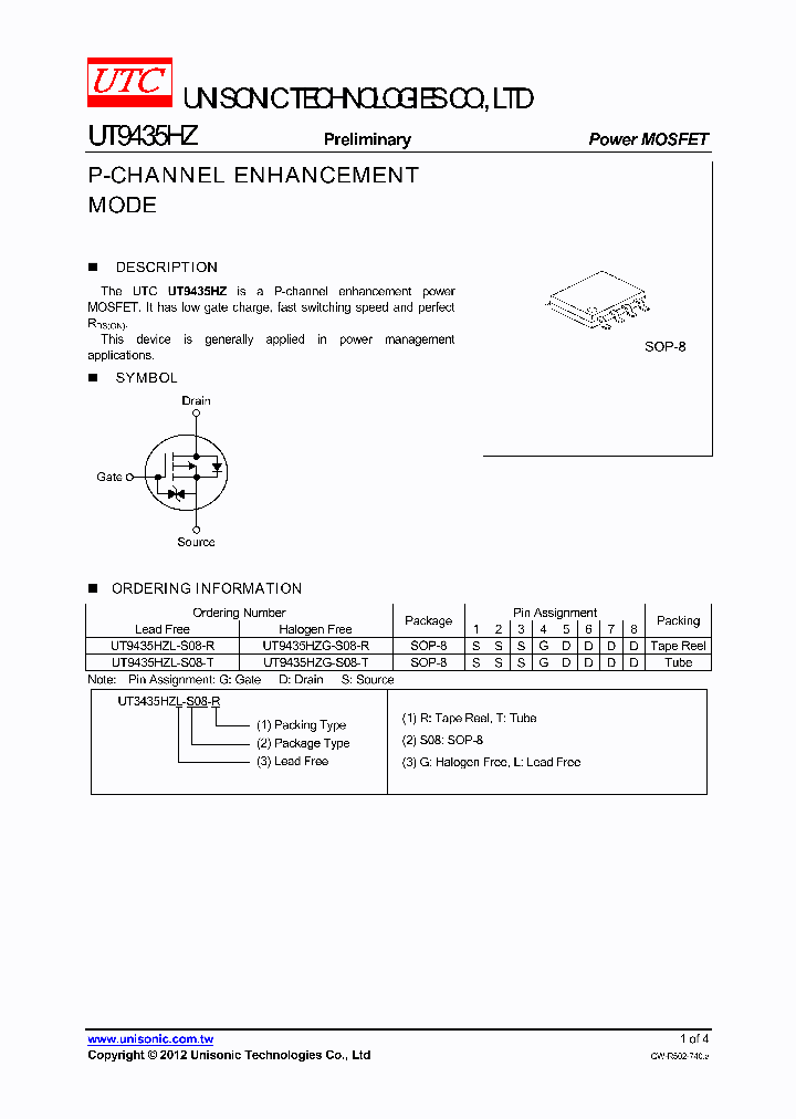 UT9435HZG-S08-R_3850734.PDF Datasheet