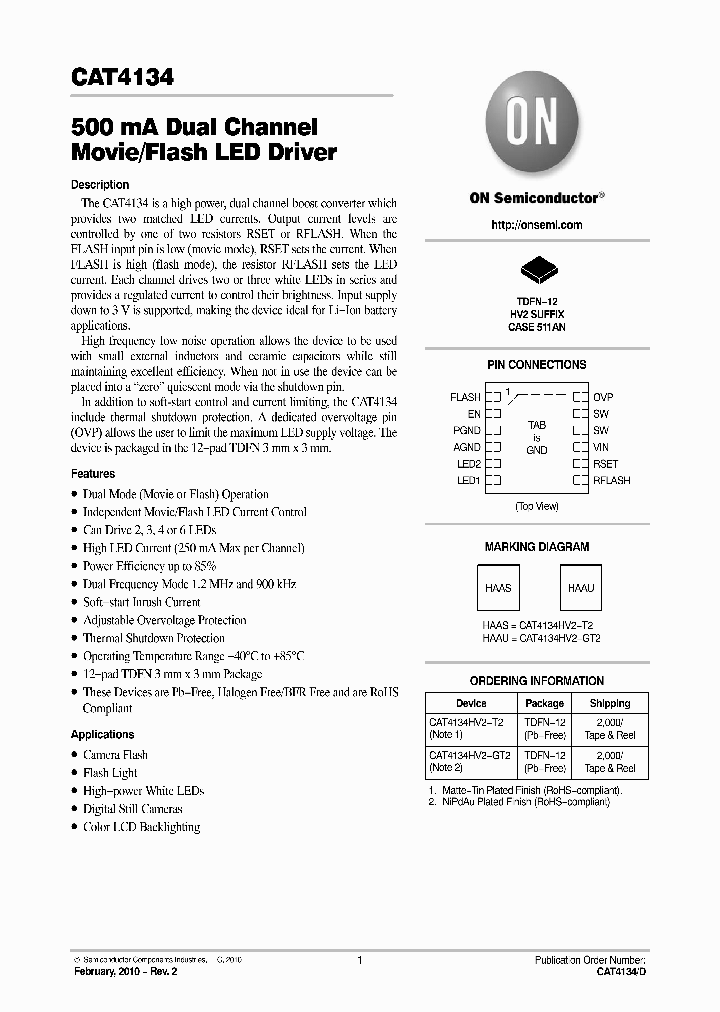 CAT4134HV2-T2_3900620.PDF Datasheet