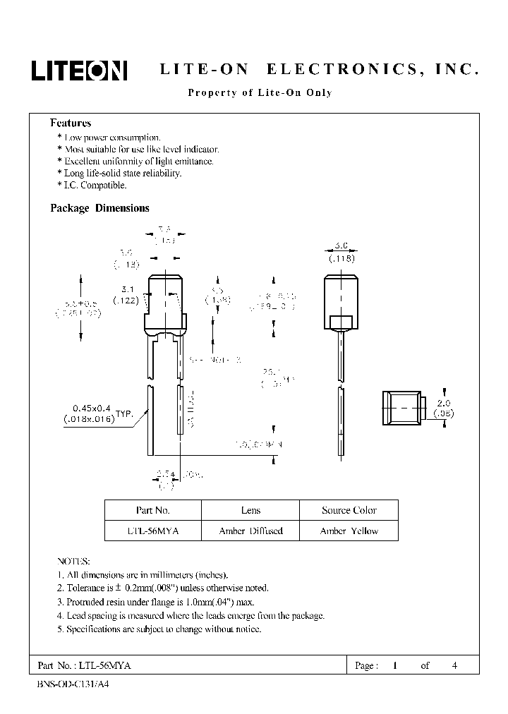 LTL-56MYA_3770363.PDF Datasheet