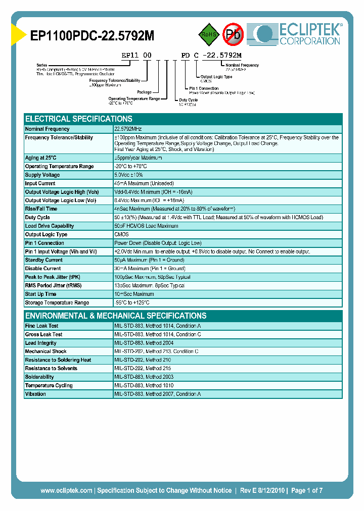 EP1100PDC-225792M_3819388.PDF Datasheet