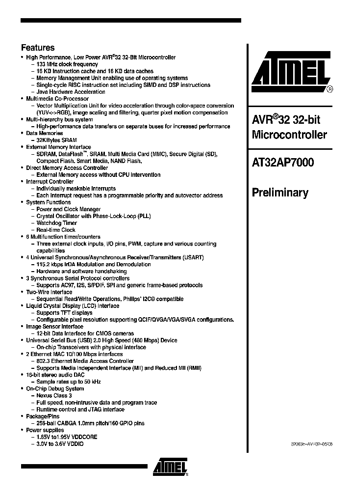 AT32AP7000-150CGU_3859203.PDF Datasheet