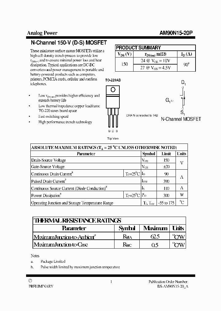 AM90N15-20P_4129376.PDF Datasheet