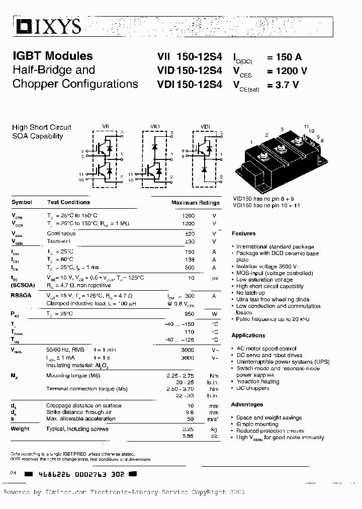 VDI150-12S4_3945017.PDF Datasheet