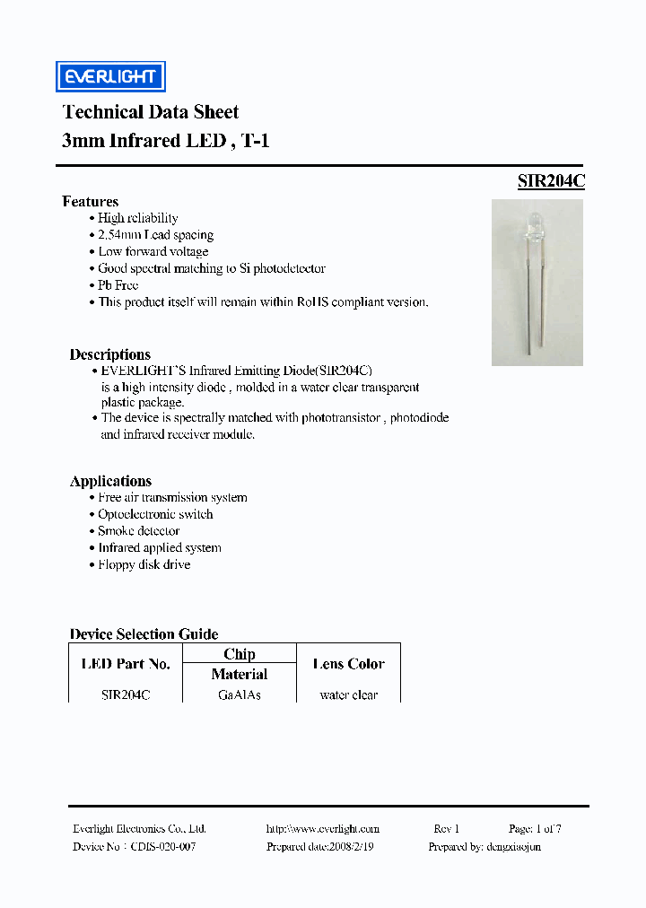 SIR204C_4187274.PDF Datasheet